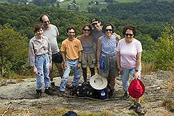 Hikers on AT on West Mountain near Pawling, NY (2007)