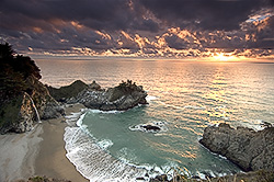 Sunset at Julia Pfeiffer Burns State Park