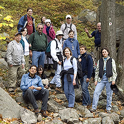 Hikers near Lake Skenonto (2007)